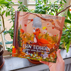 Buchcover "Egon Eichhorn und der wilde Müll im Wald"