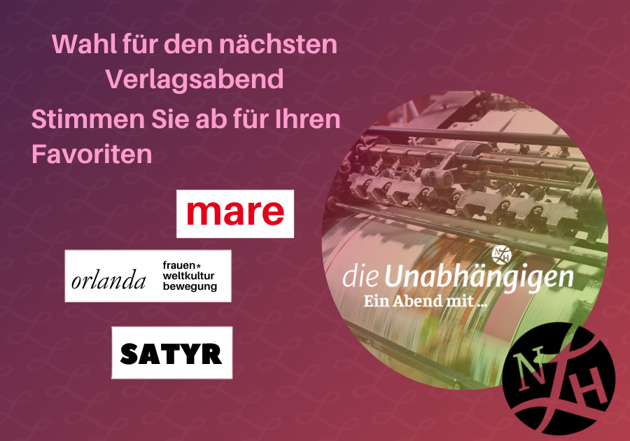 Foto mit Verlagslogos